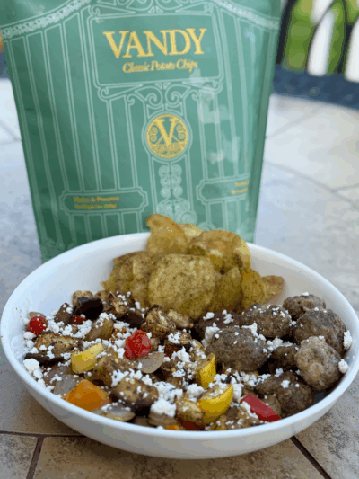 sheet pan ratatouille + provençal meatballs