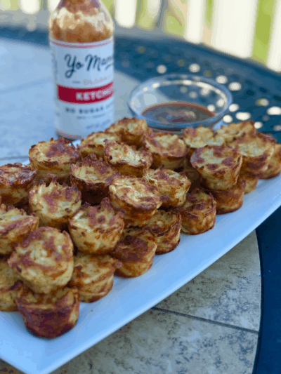 cheesy hash brown muffin tots