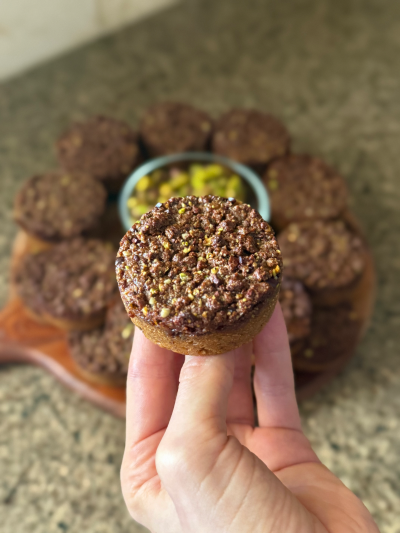 pumpkin streusel protein muffins