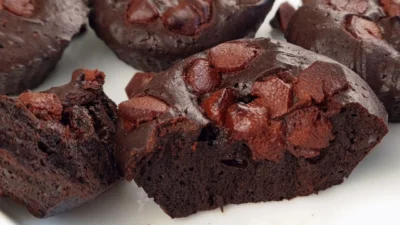 Chocolate Brownie Muffins (Gluten Free, Sugar Free, Keto)