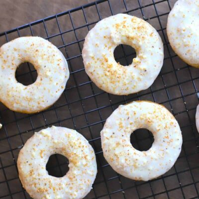 Low Carb Eggnog Donuts (Sugar Free, Gluten Free)