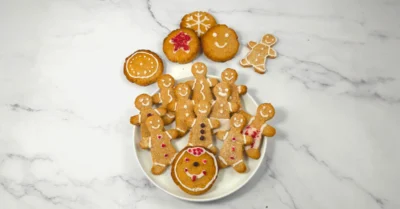 Keto Gingerbread Cookies (Round or Cut-Outs)