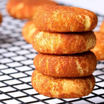 Low Carb Sugar Free Snickerdoodle Cookies