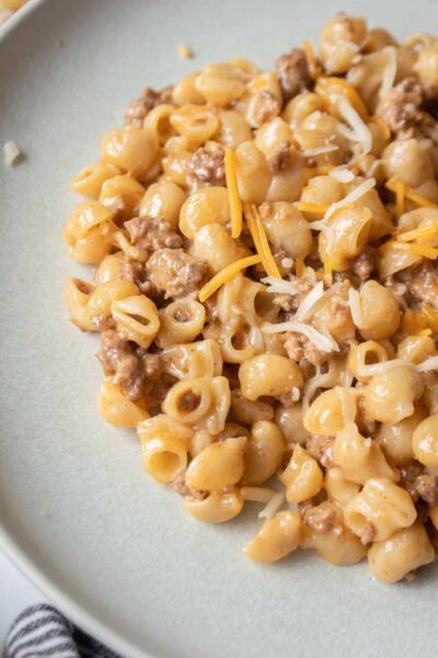 One Pot Cheeseburger Pasta