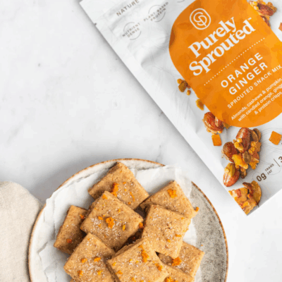 Orange Ginger Shortbread Cookies