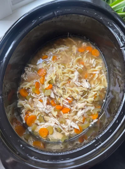 Crockpot Classic Chicken Noodle Soup