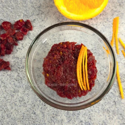Spiced Cranberry-Orange Relish (Gluten Free, Sugar Free, Keto)