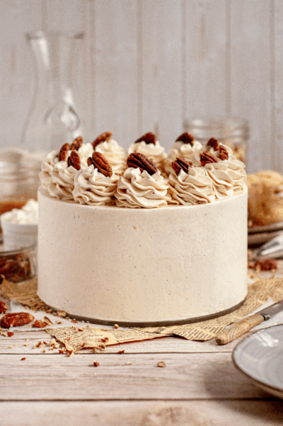 Gluten-Free Butter Pecan Cake (DF Option)
