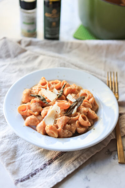 Brown Butter Butternut Squash Mac and Cheese (gluten-free)