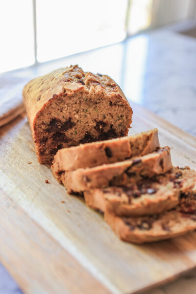 Gluten-Free and Dairy-Free Chocolate Chip Zucchini Bread