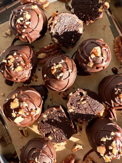 Chocolate Maple Pecan Truffles