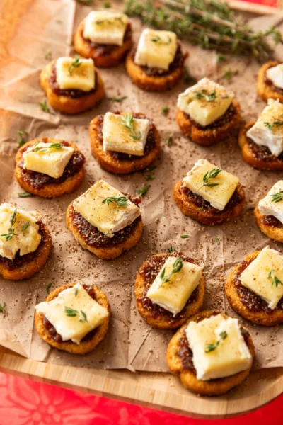 Nutmeg, Fig & Brie Crostini