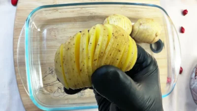 Ofenkartoffeln mit Hühnereiern