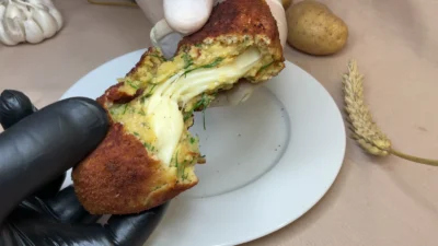 Crispy Potato Croquettes with Cheese and Spices