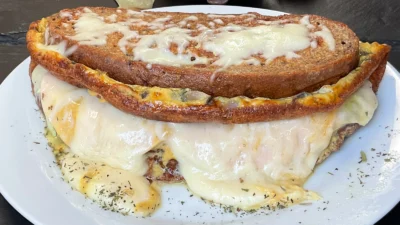 Pan-Fried Cheese Sandwich
