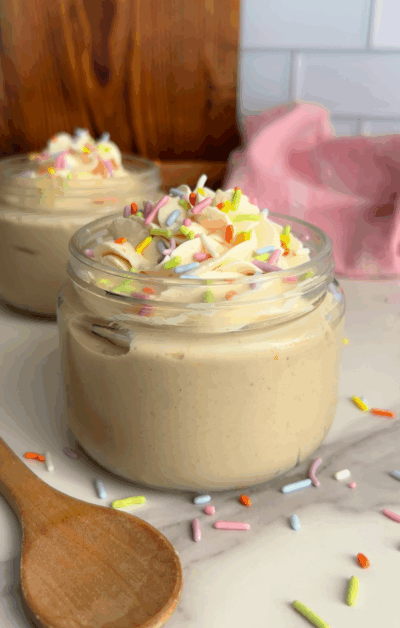 Vegan Birthday Cake Mousse