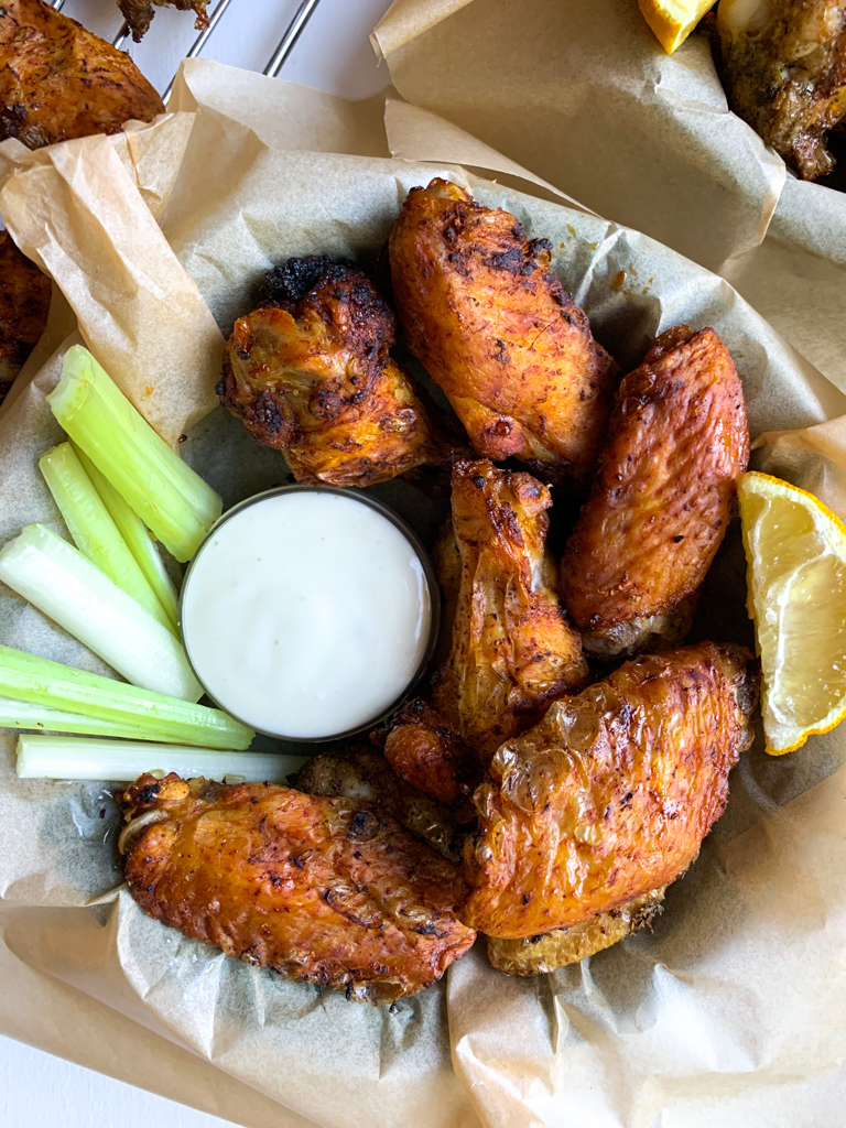 Crispy Air Fryer Chicken Wings by naturallybeingnat - FoodSocial