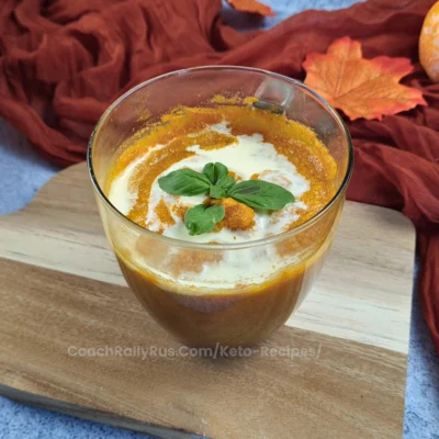 High Protein Pumpkin Soup with Cottage Cheese