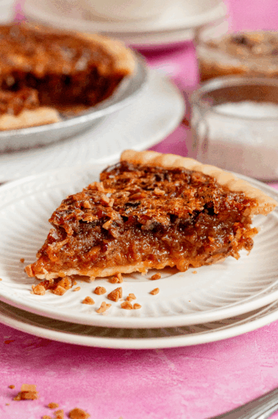 Salted Toffee Pecan Pie (Gluten-Free Option)