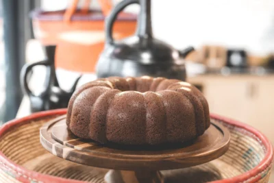 Ethiopian Coffee Spice Cake with Espresso Cream