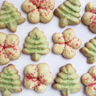 Gluten Free Buttery Spritz Cookies