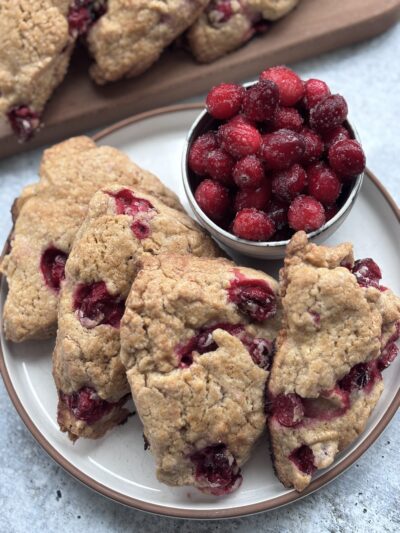 Gluten Free Cranberry Scones
