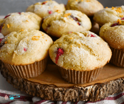 Gluten Free Orange Cranberry Muffins