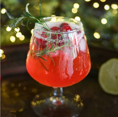 Holiday Prosecco Cocktail