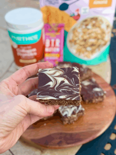 protein little crispies treats