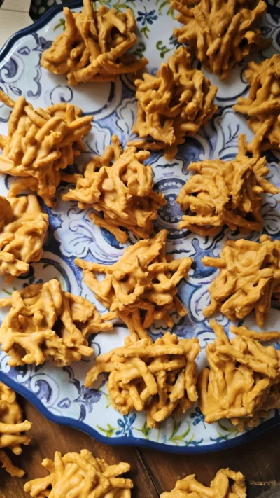 Butterscotch Haystack Cookies (No-Bake)