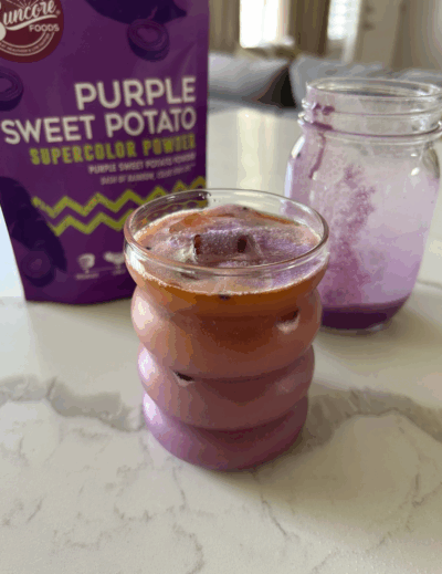 Ube Latte (iced or hot)