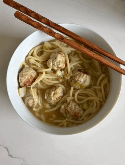 Gyoza Meatball Udon (GF)