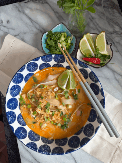 Thai-Inspired Turkey Noodle Soup
