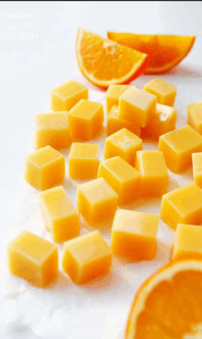 Homemade Orange Juice Gummies