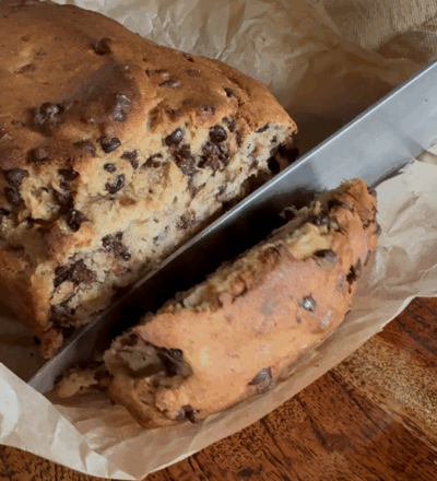 Gluten Free Brown Butter Chocolate Chip Banana Bread