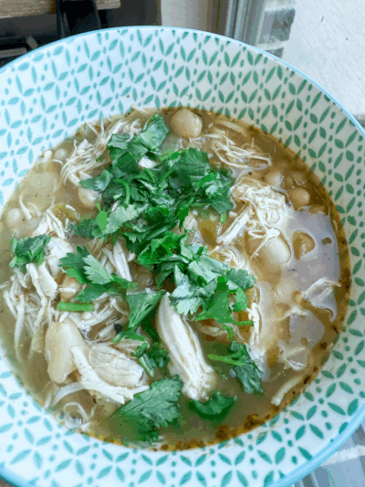 GF/DF White Chicken Chili