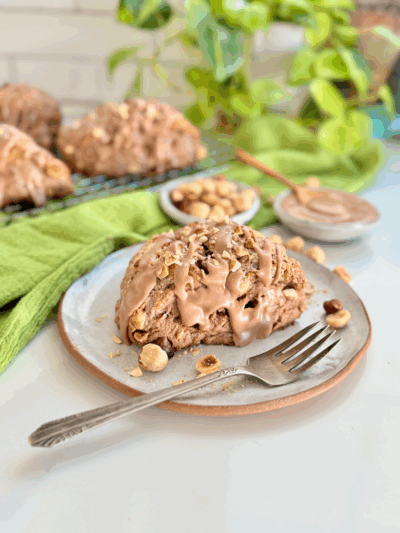 Brain Boosting Chocolate Hazelnut Scones