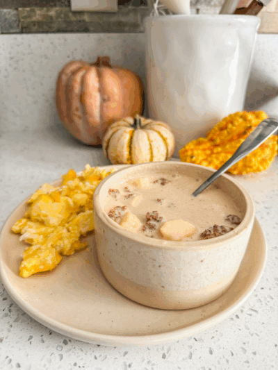 High Protein Cereal and Milk