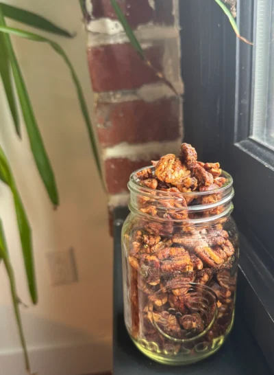 Candied pecans