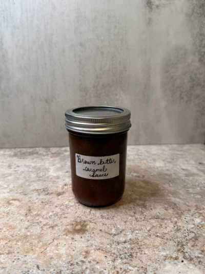 Brown butter caramel sauce