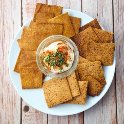 Almond Flour Crackers Recipe (Gluten Free & Keto Friendly)