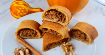 Gluten Free Pumpkin Pinwheels – Easy Low Carb Fall Dessert