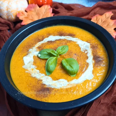 Keto Pumpkin Soup with Coconut Milk