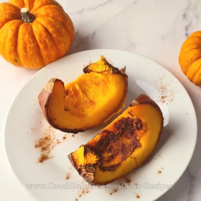 3 Ingredient Keto Roasted Pumpkin Dessert (Sweet & Easy)
