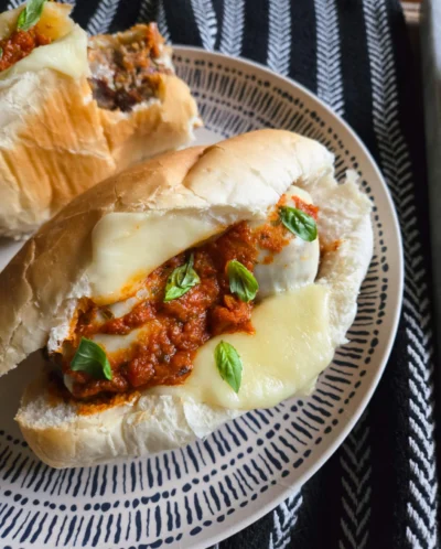 Meatball & Red Pesto Rolls