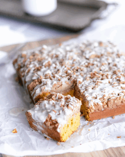 Gluten-Free Pumpkin Streusel Coffee Cake