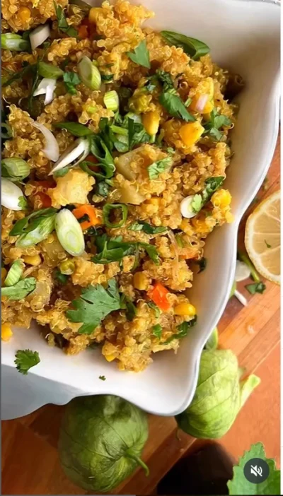 One Pot Vegetable Quinoa Pulao