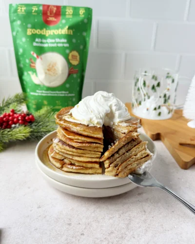Eggnog Pancakes (High-Protein)