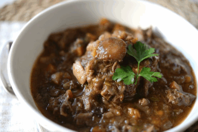 German Oxtail Soup | Ochsenschwanzsuppe