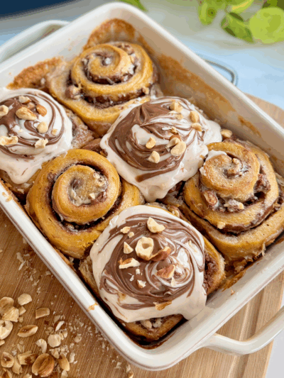Pumpkin Hazelnut Sweet Rolls